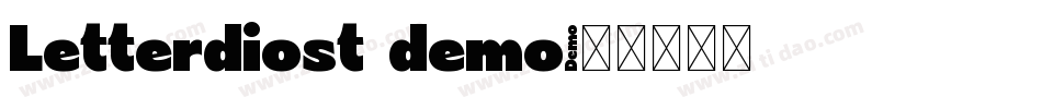 Letterdiost demo字体转换